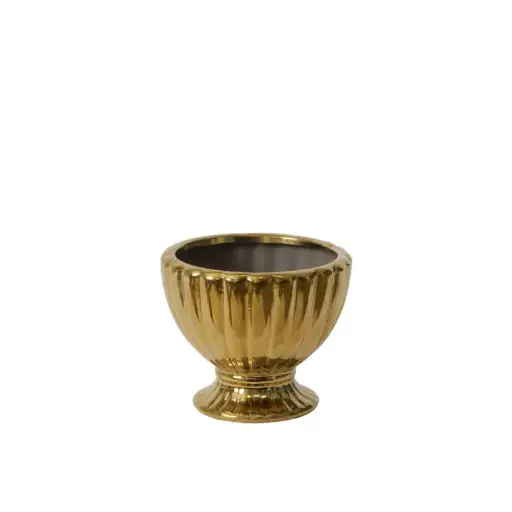[64975] Coronation Compote 6"x 5" Gold