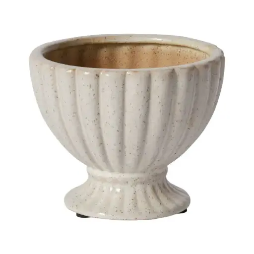 [64976] Coronation Compote 6"x 5" White