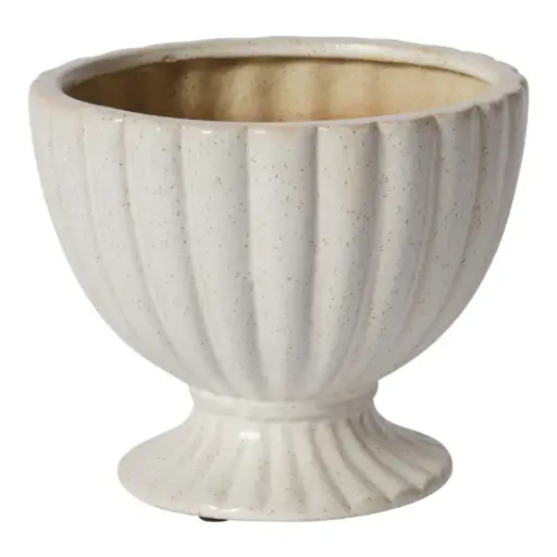 [64978] Coronation Compote 7.5"x 6.25" White