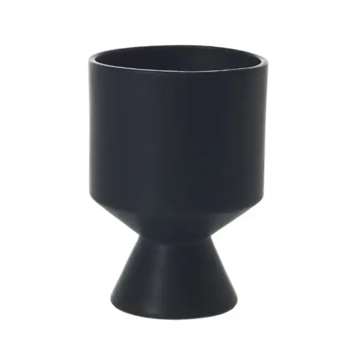 [64982] De Vil Pot 4.5"x 6.25" Black