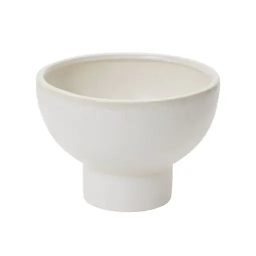 [64993] Elijah Compote 7.25"x 5.25" White
