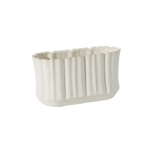 [65010] Everleaf Trough 9.25"x 4"x 5" Off-White