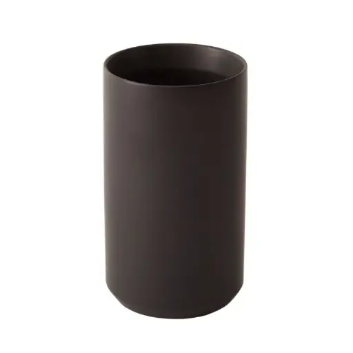 [65111] Kendall Vase 4.5"x 8" Black