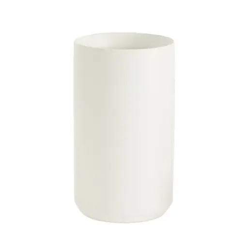 [65115] Kendall Vase 4.5"x 8" White