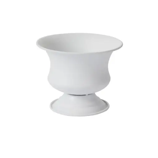 [65230] Sidney Urn 6.25"x 5" White