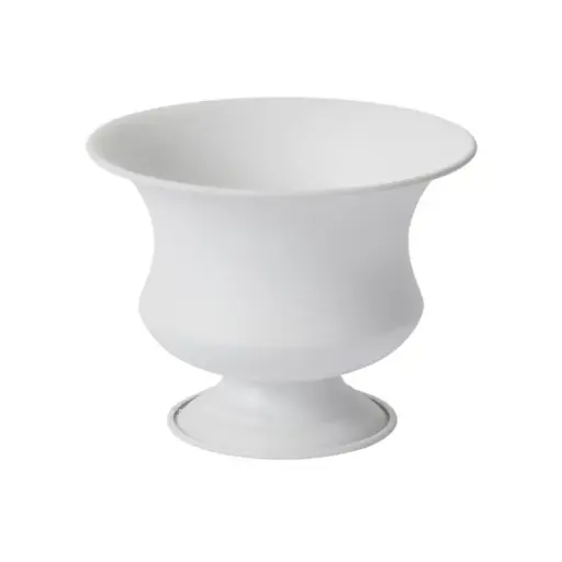 [65232] Sidney Urn 8.25"x 6.25" White