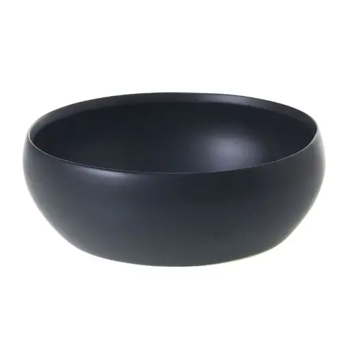 [65234] Simply Low Bowl 10.5"x 3.75" Black