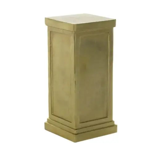 [65245] Sparta Pedestal 11"x 24.5" Gold