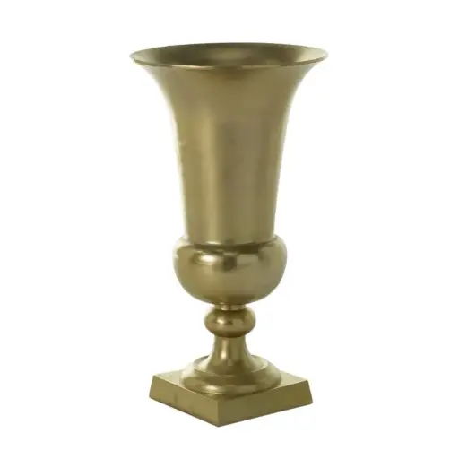 [65249] Sparta Urn 17"x 30" Gold