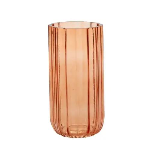 [65266] Tanger Vase 4"x 8" Orange