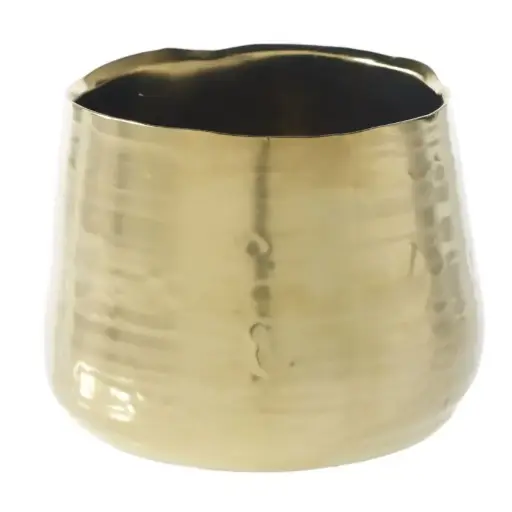 [65280] Tegan Pot 7.25"x 5.5" Gold