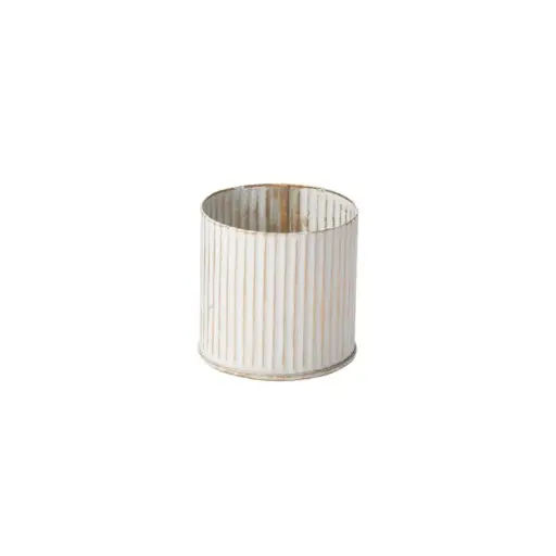 [65303] Whitewashed Norah Vase 3"x 3"