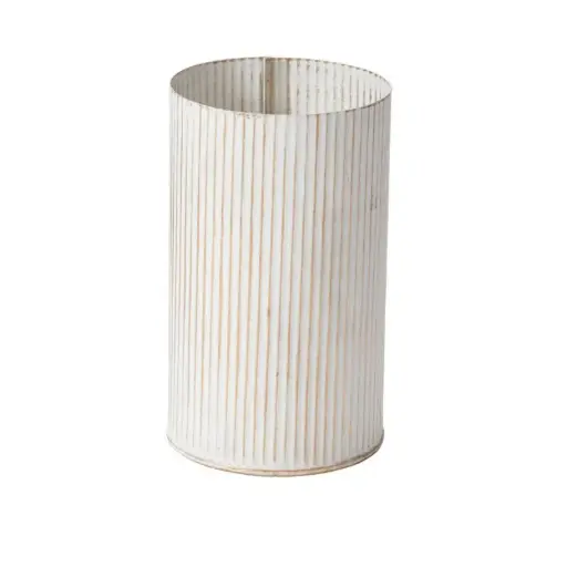 [65305] Whitewashed Norah Vase 4.5"x 7.5"