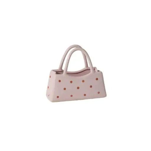 [65375] Angelina Handbag Vase 8.5"x 3.5"x 7.25"