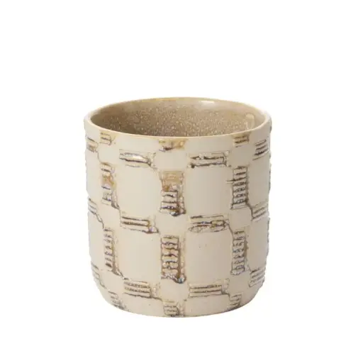 [65381] Anselm Pot 6.25"x 6.5" off white