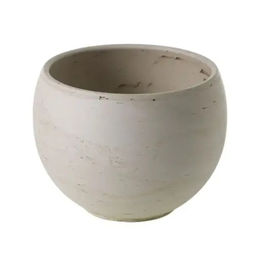 [65420] Astrid Pot 4.75"x 3.5" tan