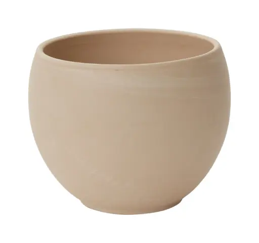 [65426] Astrid Pot 7.75"x 6" tan