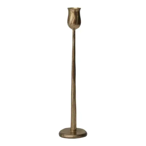 [65433] Auric Candlestick 2.5"x 11.5" gold