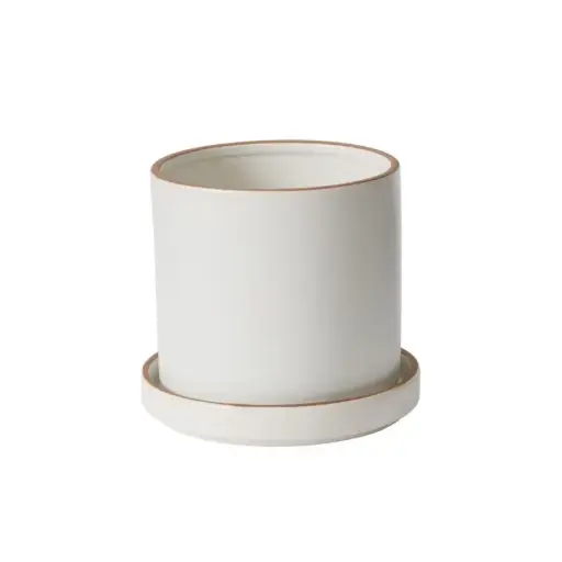 [65443] Author Pot with Saucer 6.25"x 5.75"