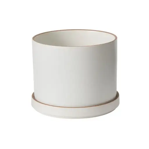 [65444] Author Pot with Saucer 7.5"x 6"