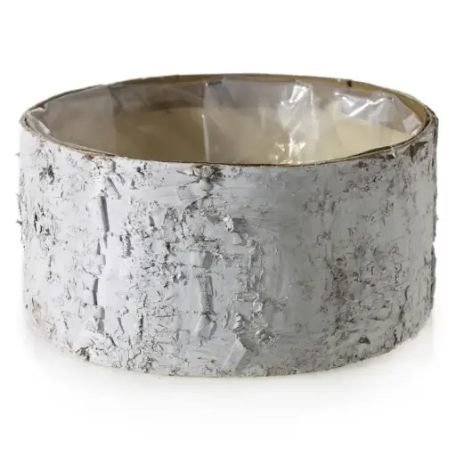 [65506] Birch Bowl White 10"x 4.7"