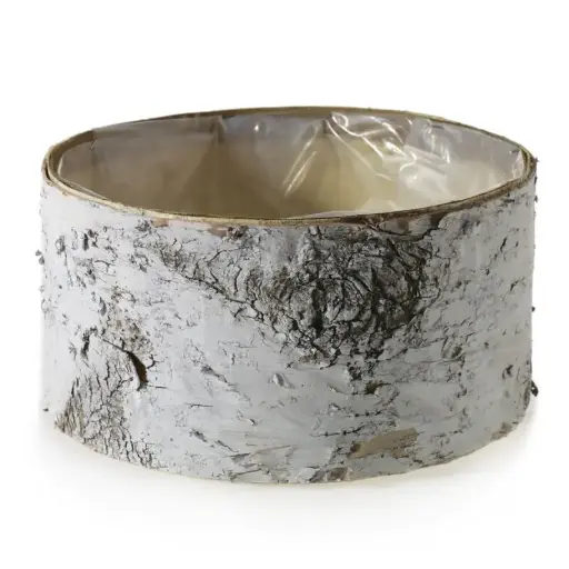 [65507] Birch Bowl White 12"x 6"