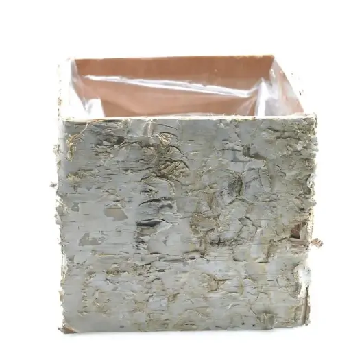 [65519] Birch Square Pot 4.75"x 4.75"