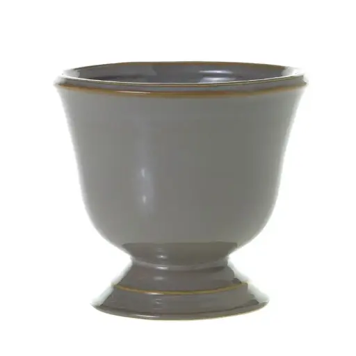 [65631] Cara Compote 6"x 5.5" grey