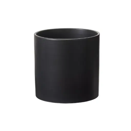 [65657] Cercle Pot 6.5"x 6.25" Matte-Black