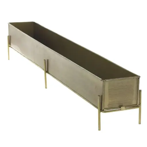 [65676] Chez Planter with Stand 33.75"x 4.5"x 5.25"