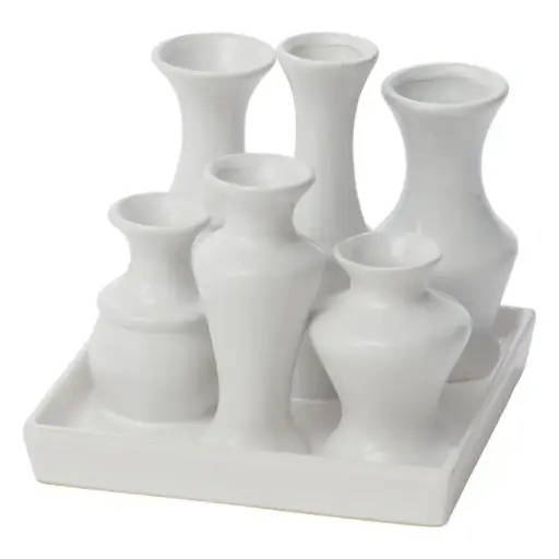 [65681] Chic Vase Square 6.25"x 5.5"