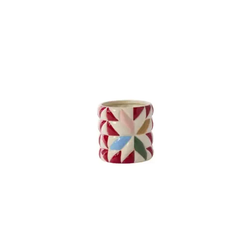 [65754] Cozy Quilt Pot 5"x 5"