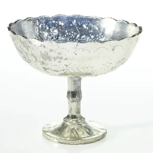 [65798] Desiray Compote 8"x 7" Silver