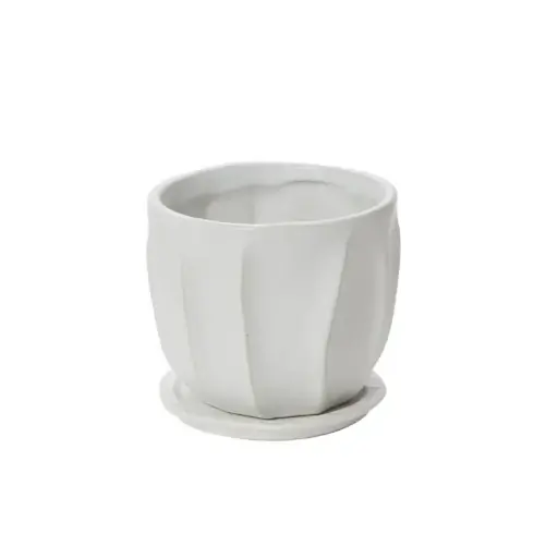 [65824] Draken Pot with Saucer 4.75"x 4.25"