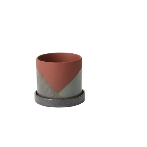 [65887] El Cerro Pot with Saucer 5.5"x 4"