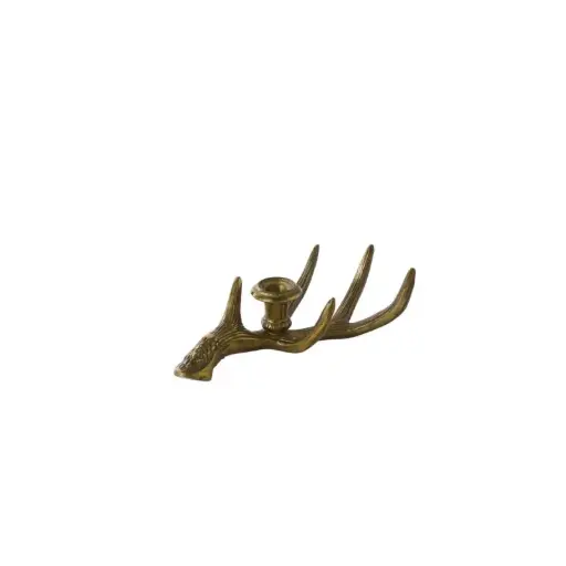 [65903] Elegant Antler Candleholder 10.5"x 6.5"x 3.75"