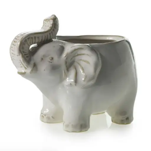 [65907] Elephant Pot 7"x 4"x 5.25"