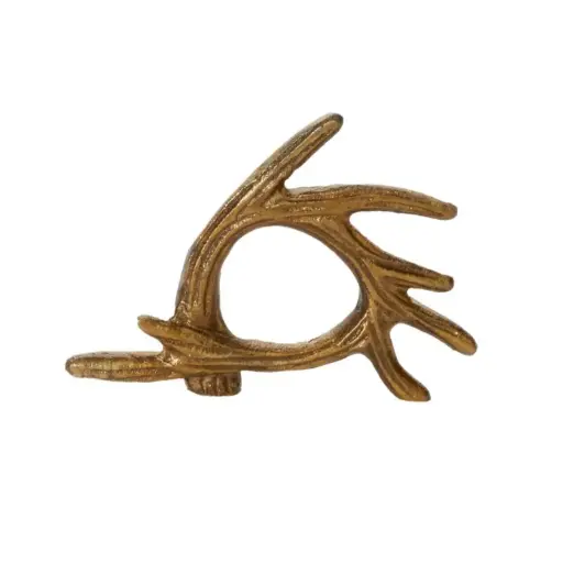 [65909] Elk Napkin Ring 4.75"x 3.5"