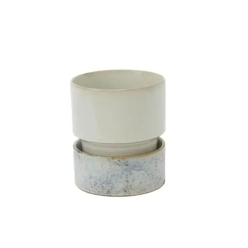 [65937] Endeavor Pot with Saucer 6.5"x 7.25"