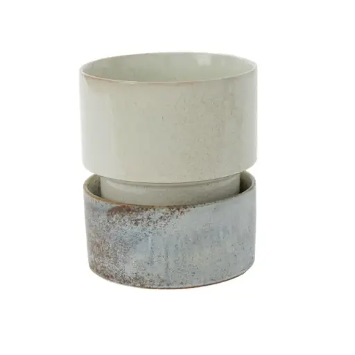 [65938] Endeavor Pot with Saucer 8.5"x 9.75"