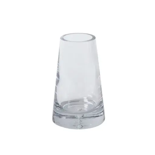 [65991] Fat Pyramid Vase 4.75"x 8"