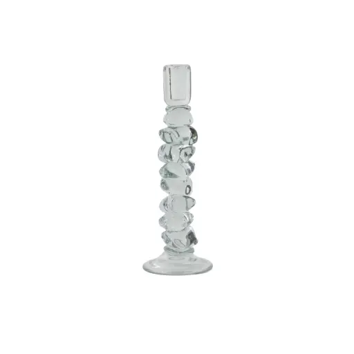 [66034] Foundation Candleholder 4.5"x 13.5" Clear