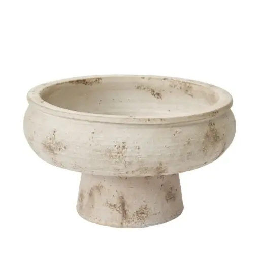 [66067] Garance Footed Bowl 14.75"x 9.75"