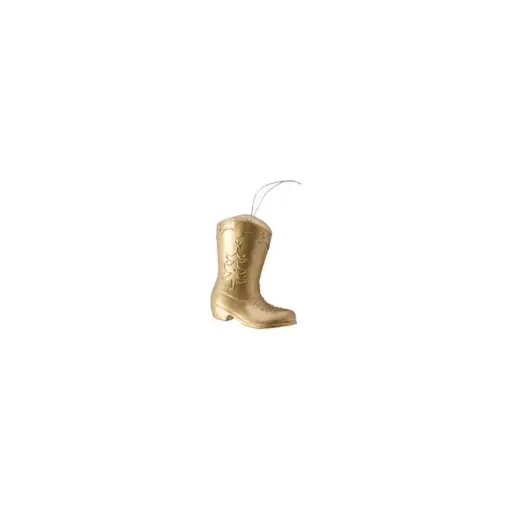 [66131] Golden Boot Ornament 3"x 1.5"x 3.25"