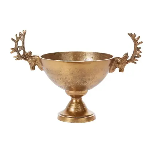 [66132] Golden Buck Bowl 16"x 9.25"x 11"