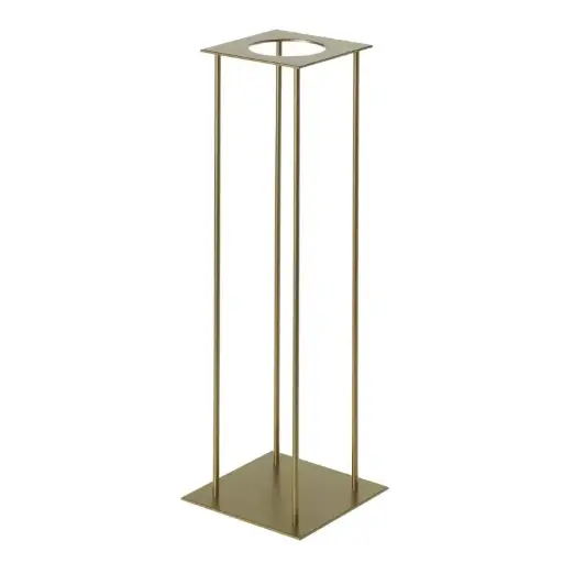 [66189] Harlow stand 8"x 29.5" Gold