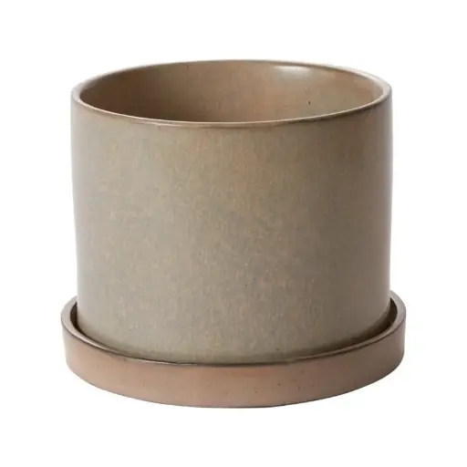 [66206] Hawthorne Pot with Saucer 6.5"x 7"