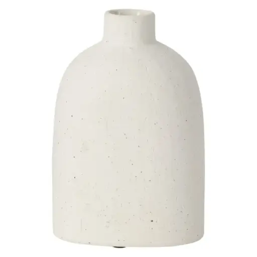 [66298] Karis Budvase 4"x 2.5"x 5.75" White