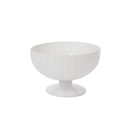 [66326] Kyandi Compote 7.75"x 5" white