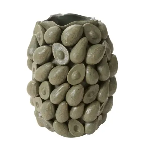 [66337] Layered Avocado Vase 13"x 17"